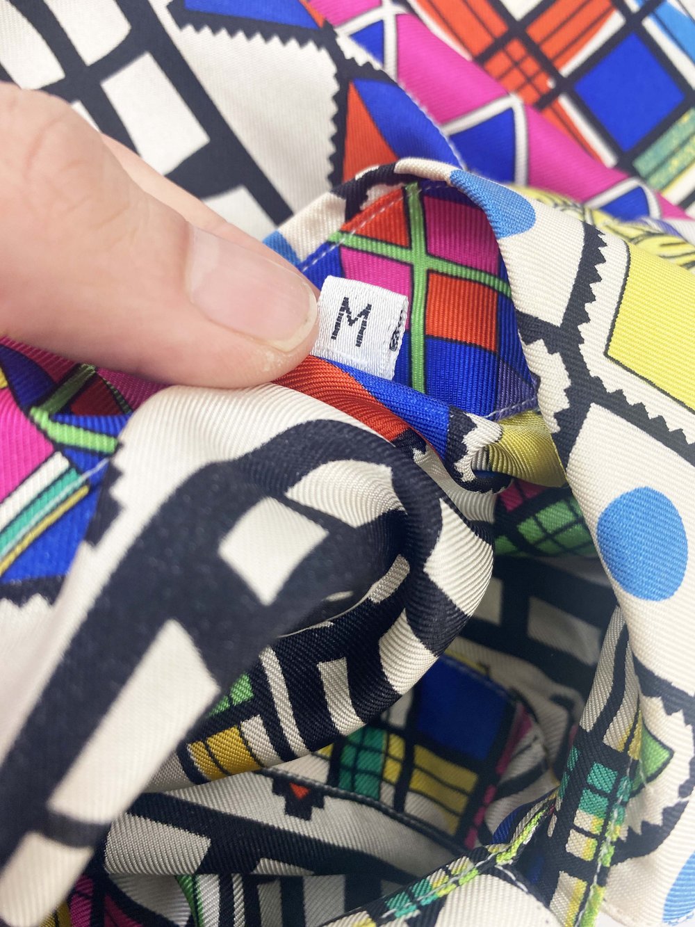 Gianni Versace 90s printed silk shirt — JAMES VELORIA