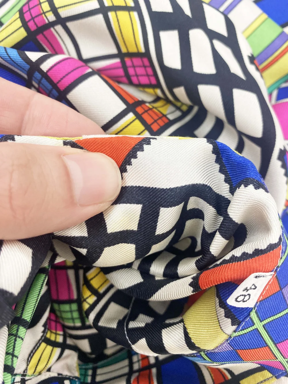 Gianni Versace 90s printed silk shirt — JAMES VELORIA