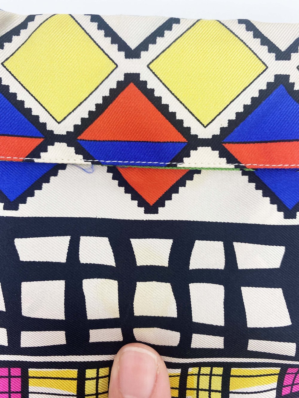 Gianni Versace 90s printed silk shirt — JAMES VELORIA