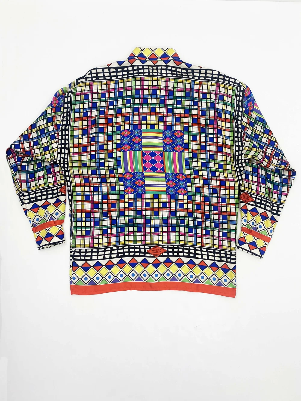 Gianni Versace 90s printed silk shirt — JAMES VELORIA