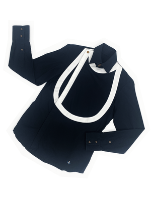 Vivienne Westwood MAN F/W 2010 white bib shirt — JAMES VELORIA Vivienne Westwood MAN F/W 2010 white bib shirt — JAMES VELORIA