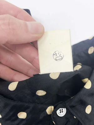 Comme des Garcons Homme Plus 90s polka dot shirt — JAMES VELORIA