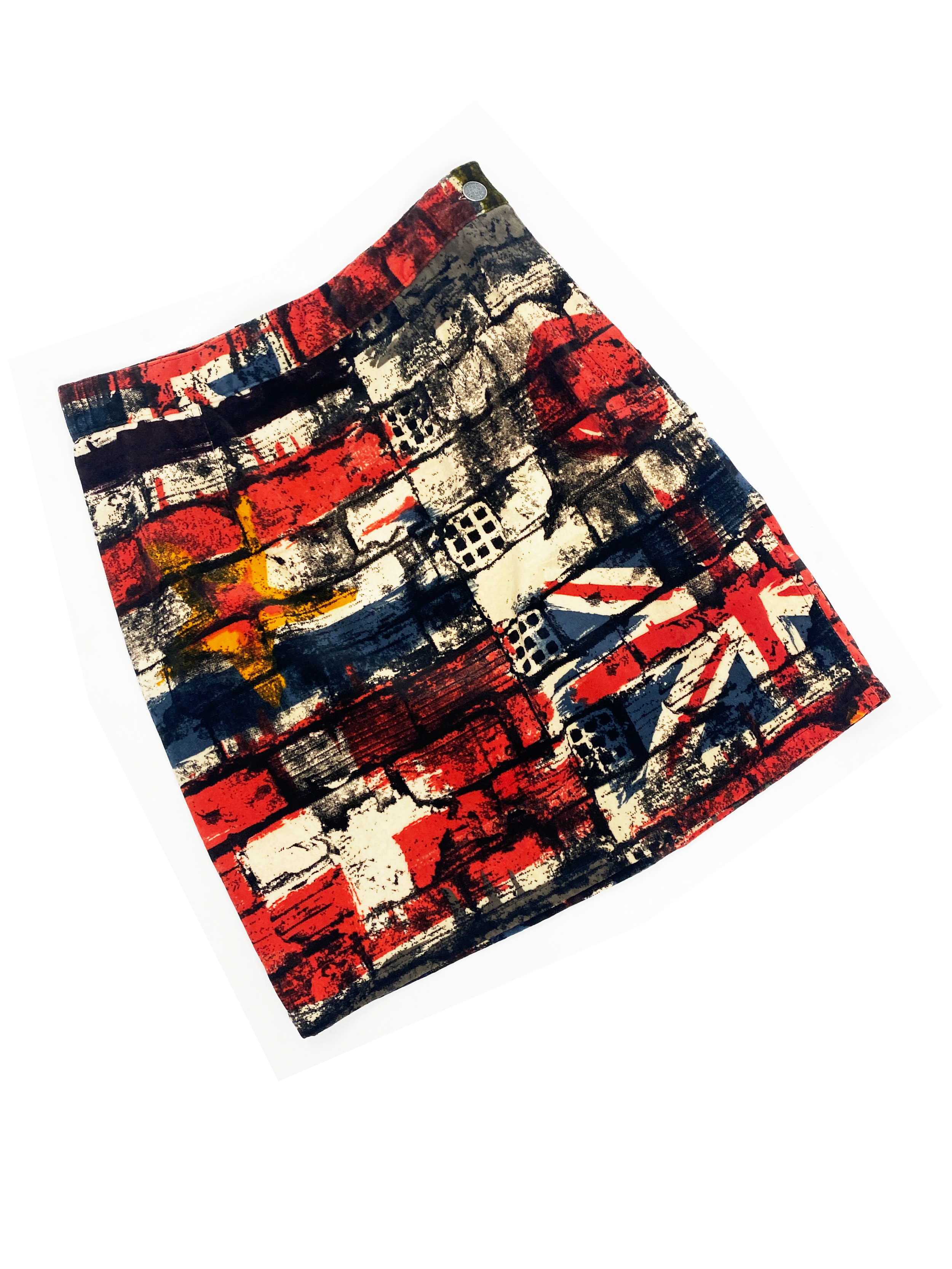 Jean Paul Gaultier F/W 1997 brick print skirt