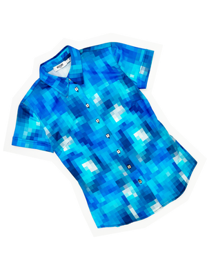 Moschino 90s pixelated print shirt — JAMES VELORIA