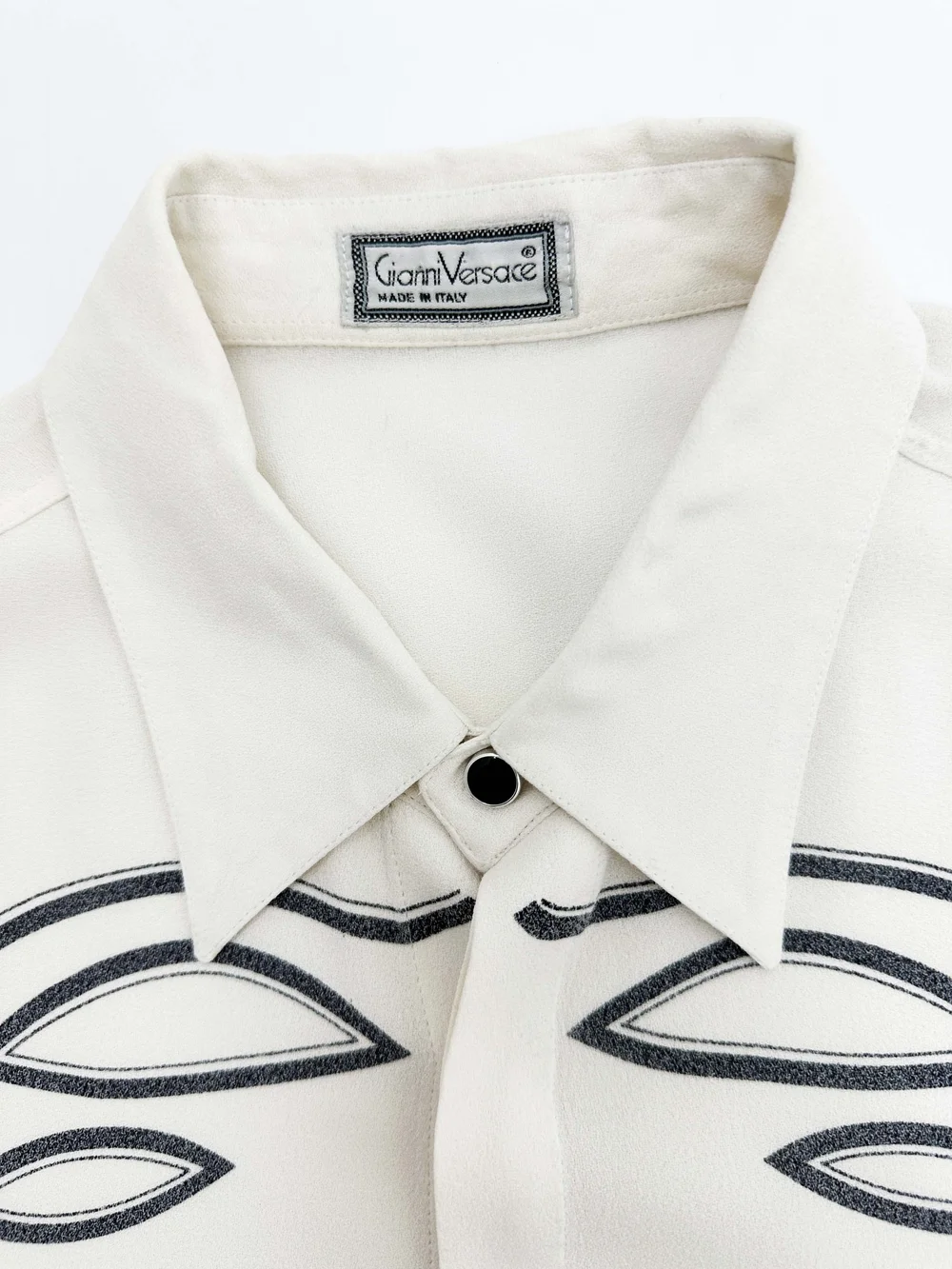 Gianni Versace 80s swirl print shirt — JAMES VELORIA