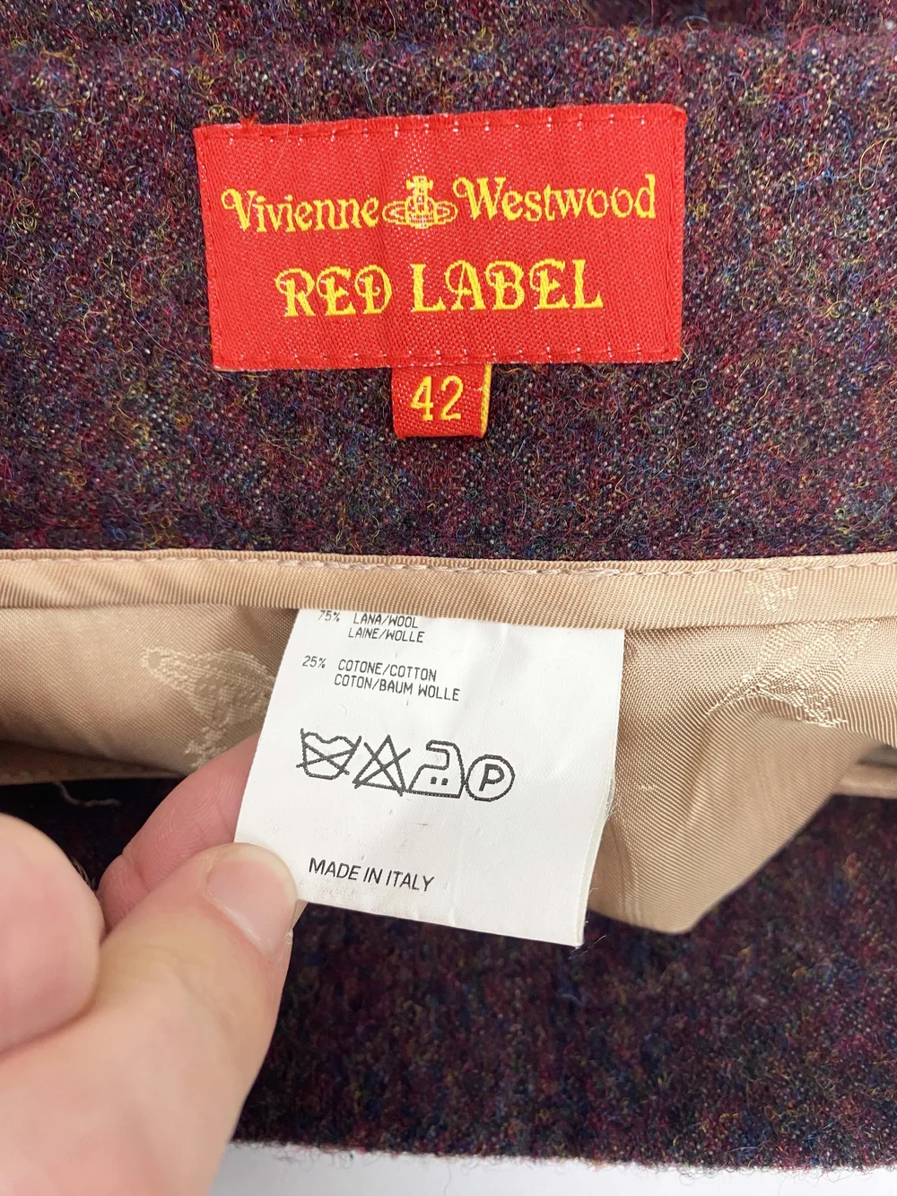 Vivienne Westwood F/W 1999 mini skirt — JAMES VELORIA