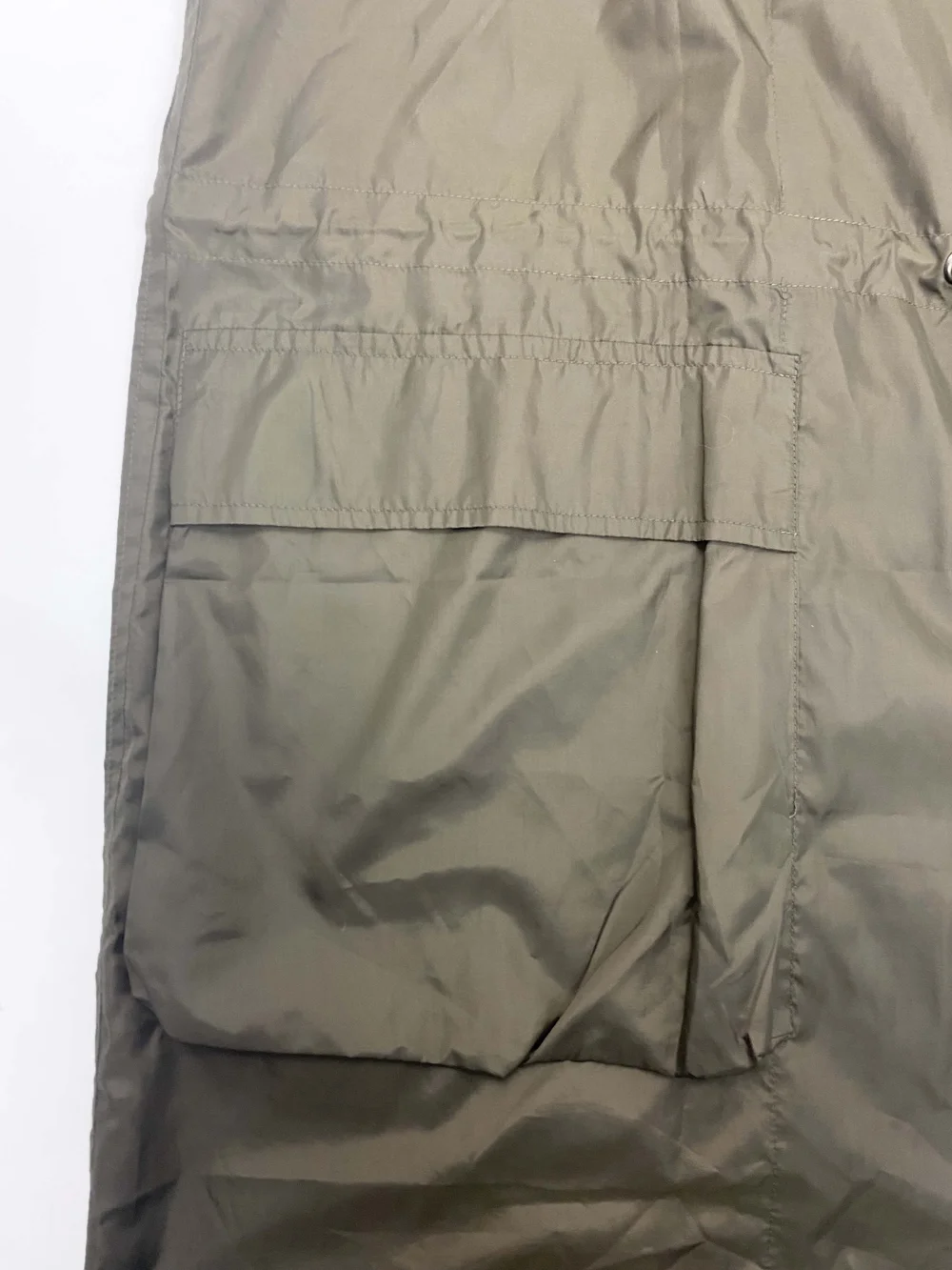 Issey Miyake Windcoat olive packable nylon coat — JAMES VELORIA