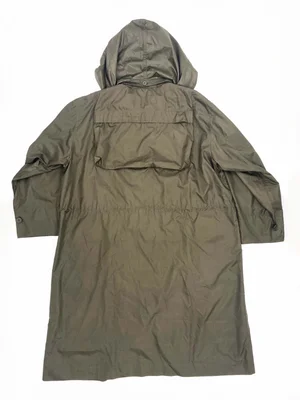 Issey Miyake Windcoat olive packable nylon coat — JAMES VELORIA