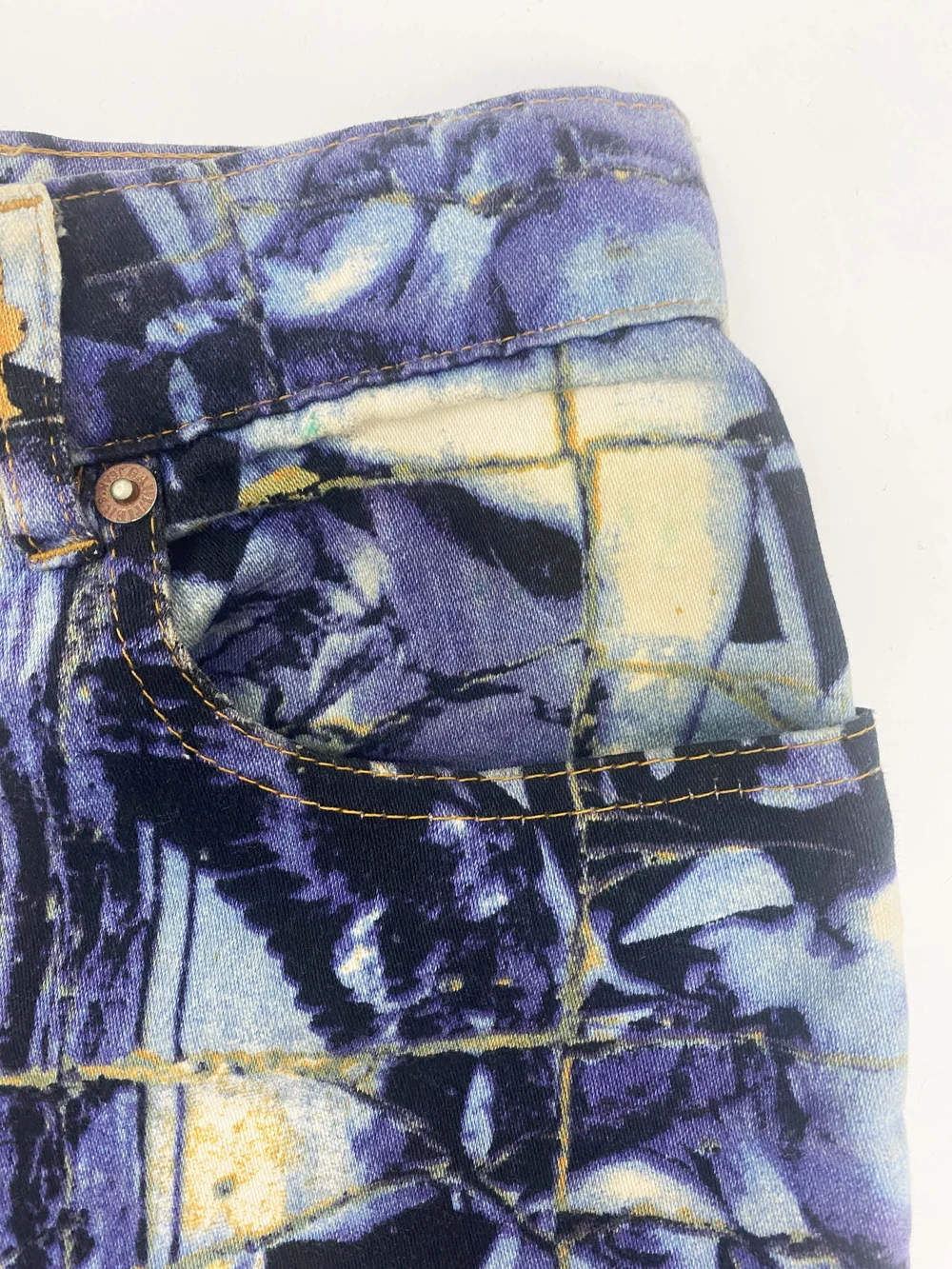 special!! Gaultier Jeans 転写 Print Denim special!! Gaultier Jeans 転写 Print Denim