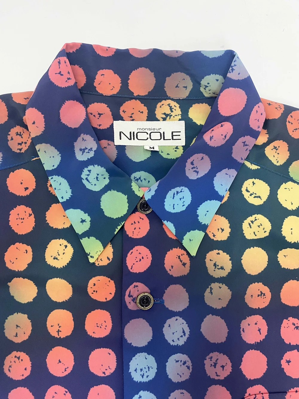 Matsuda Nicole 90s colorful dot print shirt — JAMES VELORIA