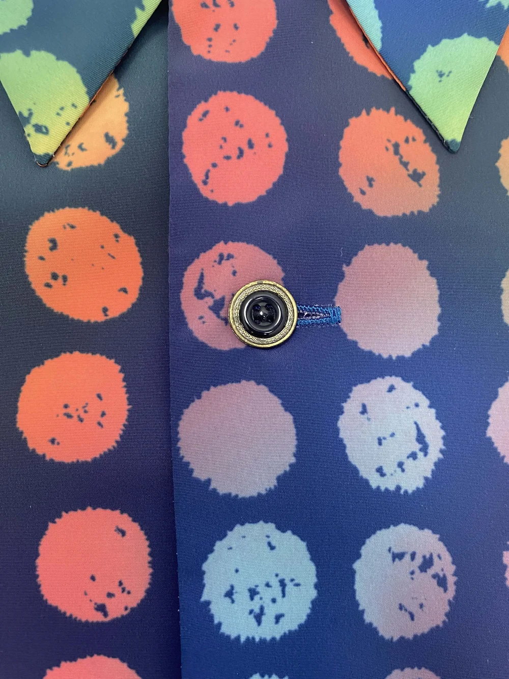 Matsuda Nicole 90s colorful dot print shirt — JAMES VELORIA