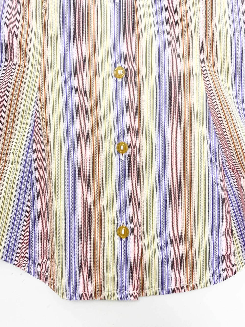 Vivienne Westwood 90s puff sleeve striped shirt — JAMES VELORIA
