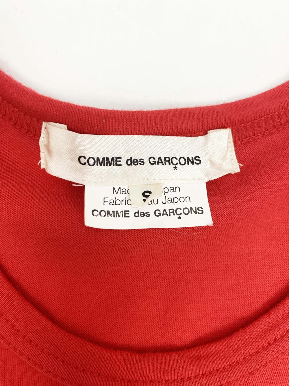 Comme des Garcons 2012 ruffle patchwork t-shirt — JAMES VELORIA