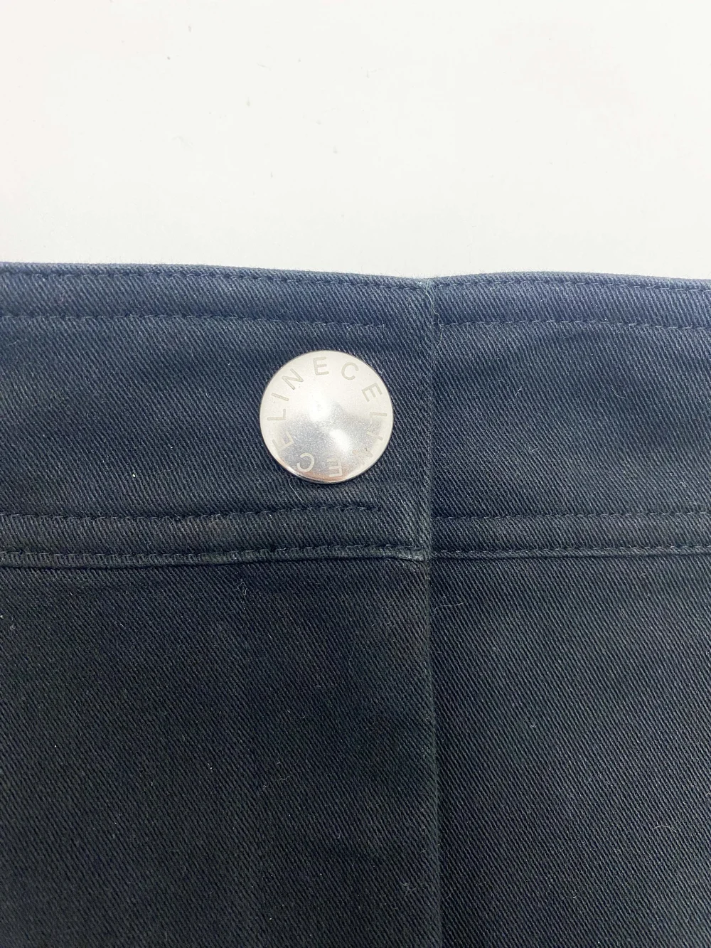 Celine F/W 2003 black zipper cargo skirt — JAMES VELORIA