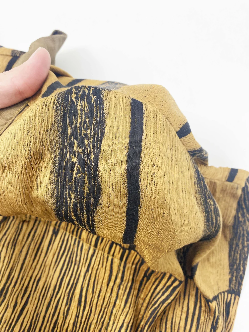 伊80s made in Italy ヴィンテージランプ イタリア ヤマギワ Issey Miyake 80s mixed print tunic — JAMES VELORIA