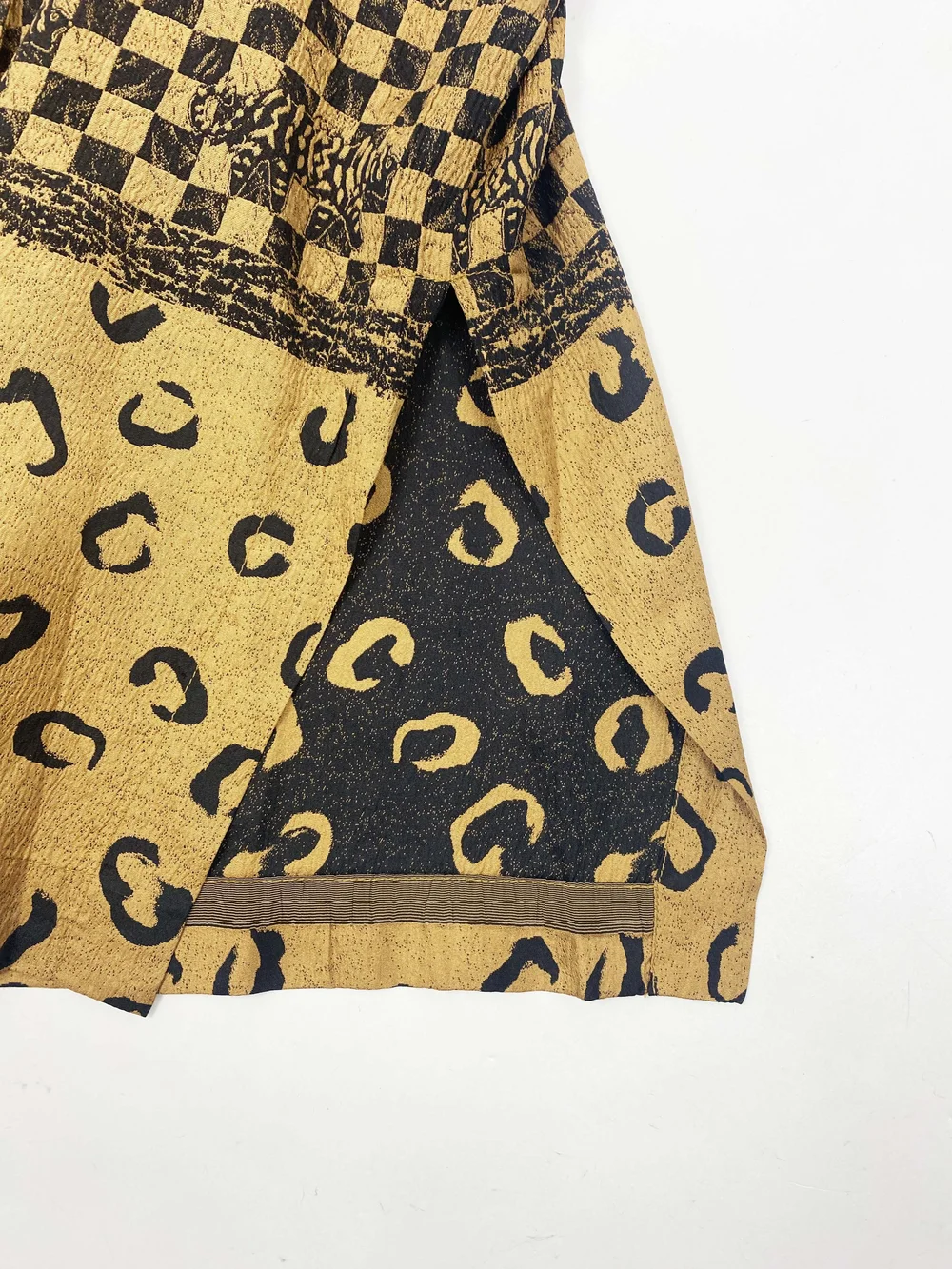 Issey Miyake 80s mixed print tunic — JAMES VELORIA