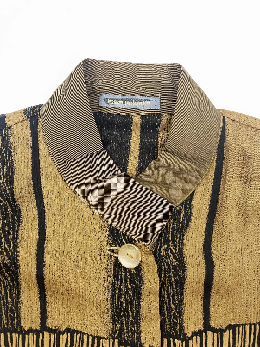 Issey Miyake 80s mixed print tunic — JAMES VELORIA