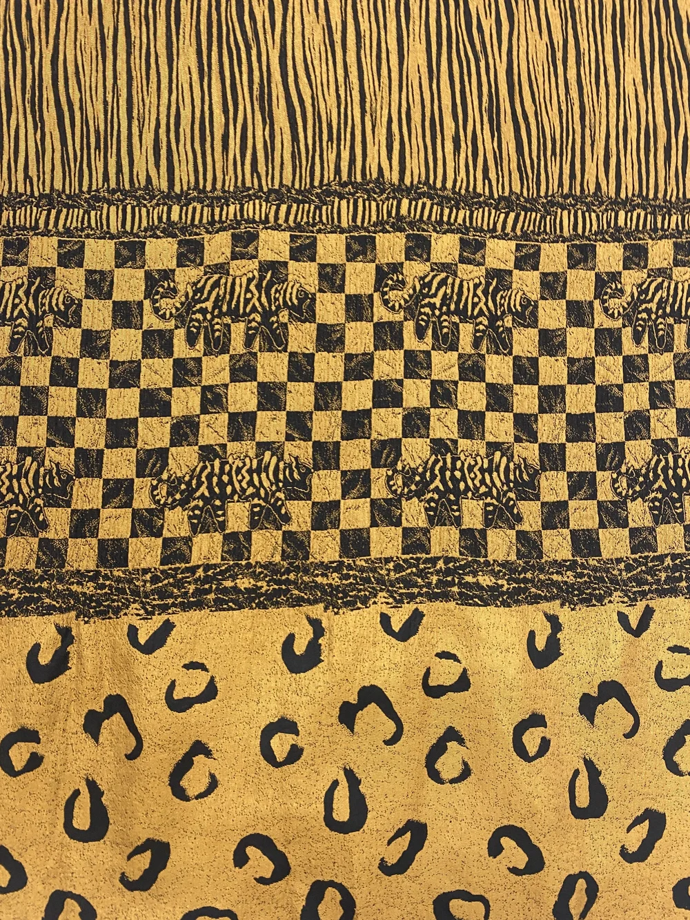 Issey Miyake 80s mixed print tunic — JAMES VELORIA