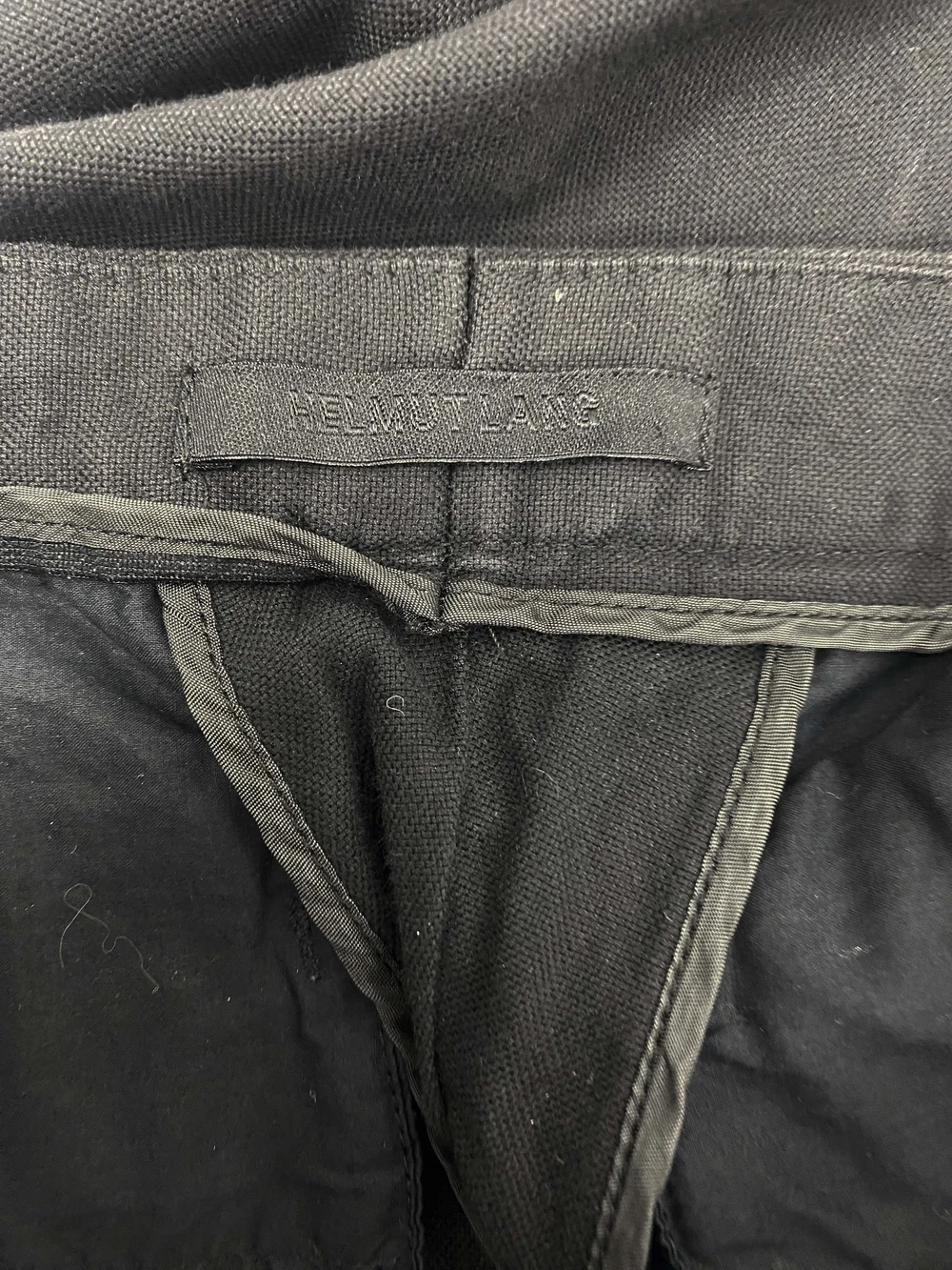 Helmut Lang S/S 2002 cutout hip pants — JAMES VELORIA