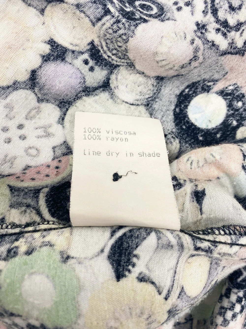 Moschino 90s button print satin shirt — JAMES VELORIA