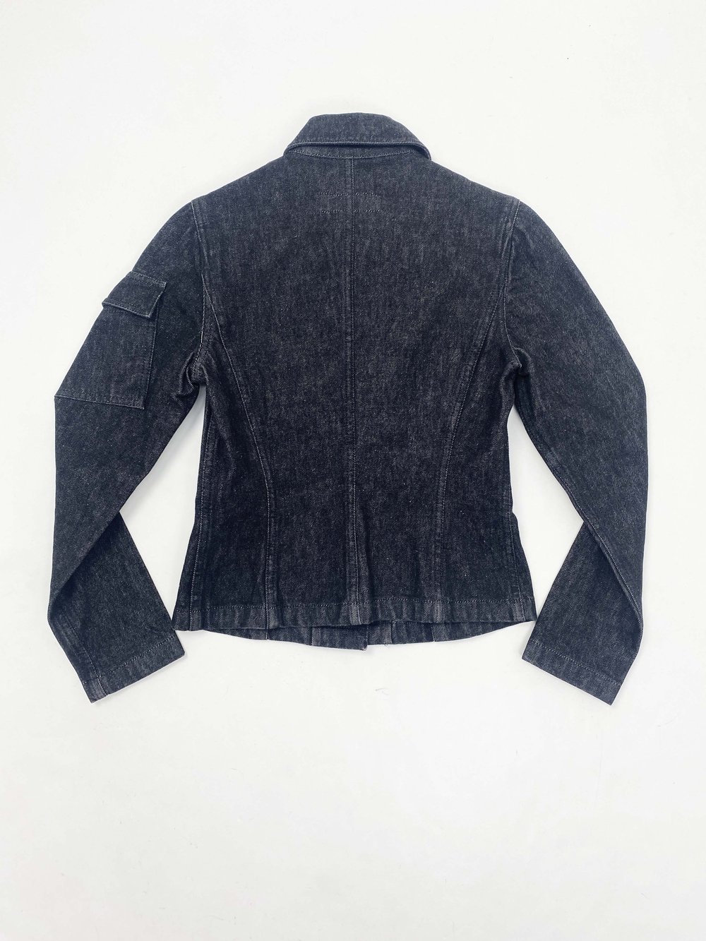 Gucci F/W 1999 gray denim jacket — JAMES VELORIA