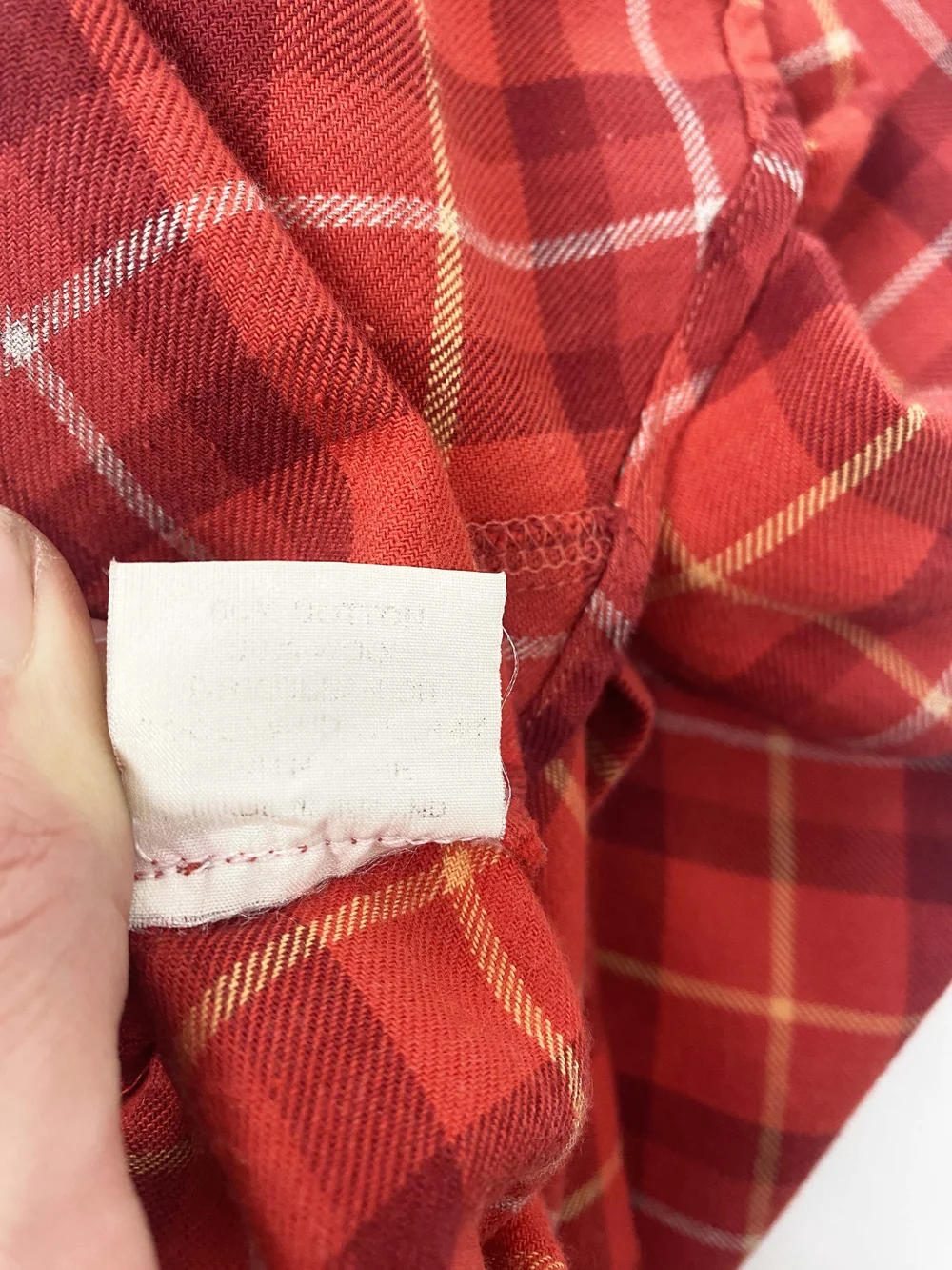 Vivienne Westwood 90s red plaid shirt — JAMES VELORIA