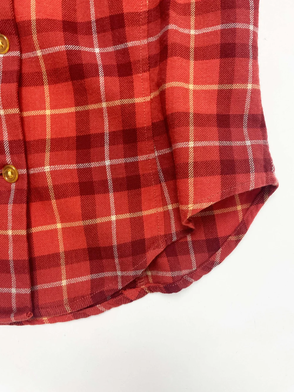 Vivienne Westwood 90s red plaid shirt — JAMES VELORIA