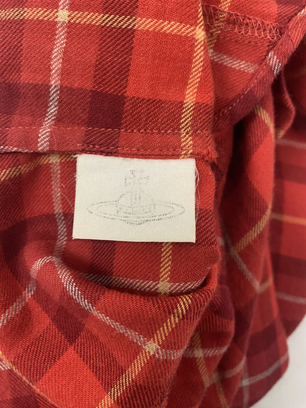 シャツ/ブラウス(長袖/七分) Vivienne Westwood 90s tartan plaid shirt Vintage Rare 90s Vivienne Westwood Tartan Plaid Long Sleeve Shirt