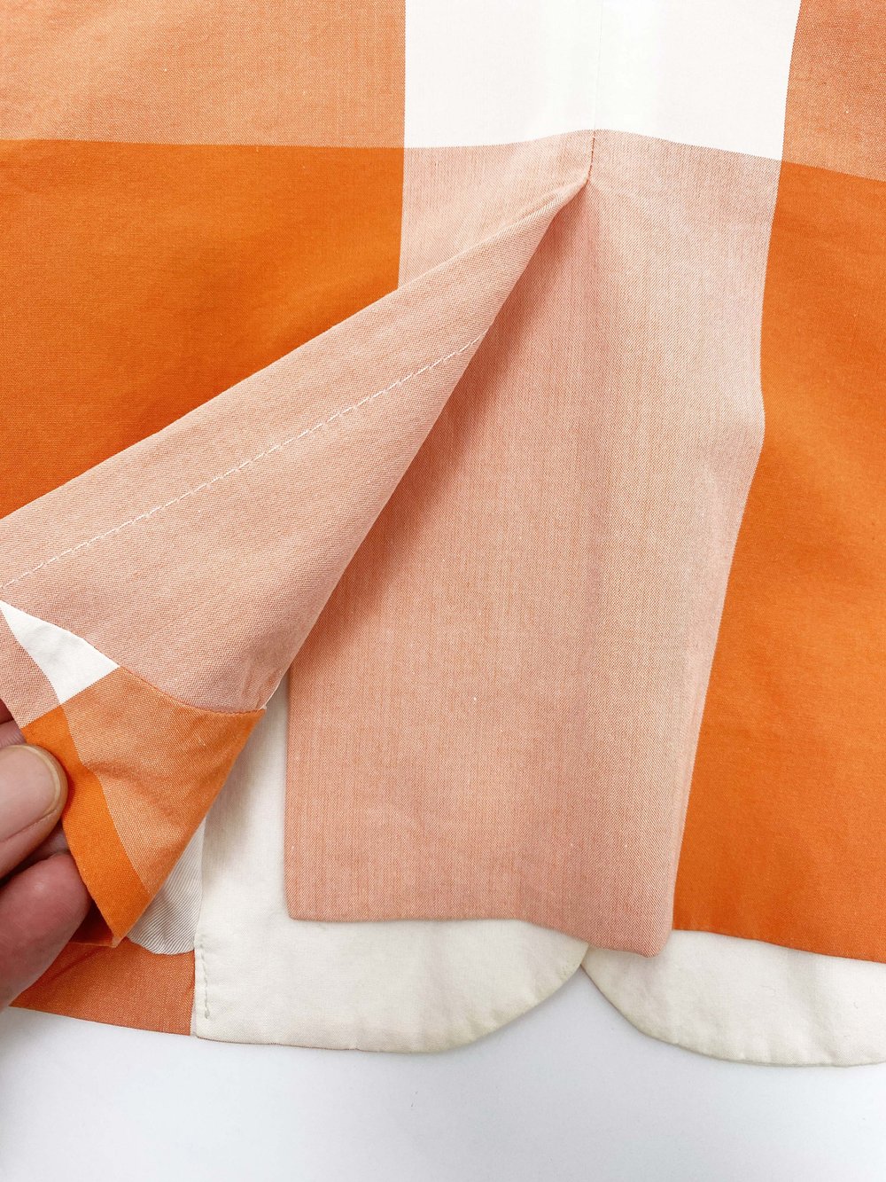 Vivienne Westwood S/S 2000 orange plaid jacket — JAMES VELORIA