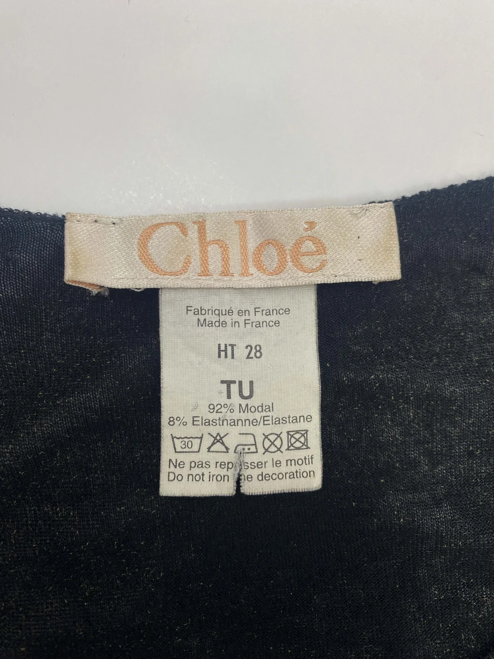 Chloe F/W 2000 gemini print top — JAMES VELORIA