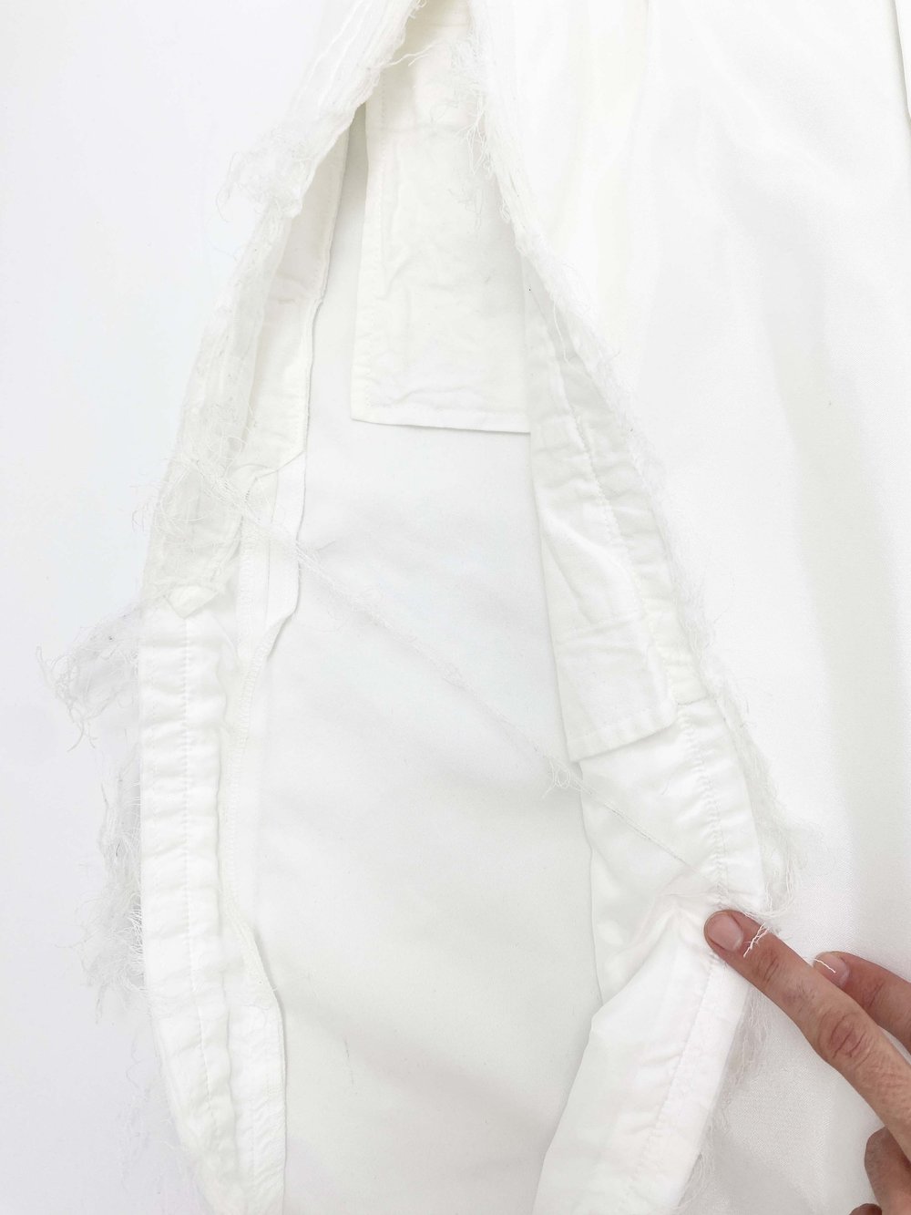 Comme des Garcons S/S 2019 cutout side pants — JAMES VELORIA