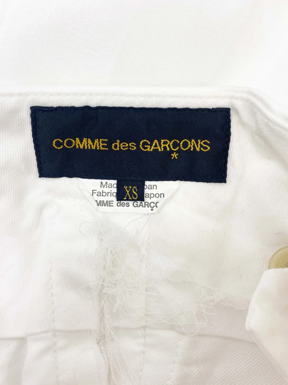 Comme des Garcons S/S 2019 cutout side pants — JAMES VELORIA