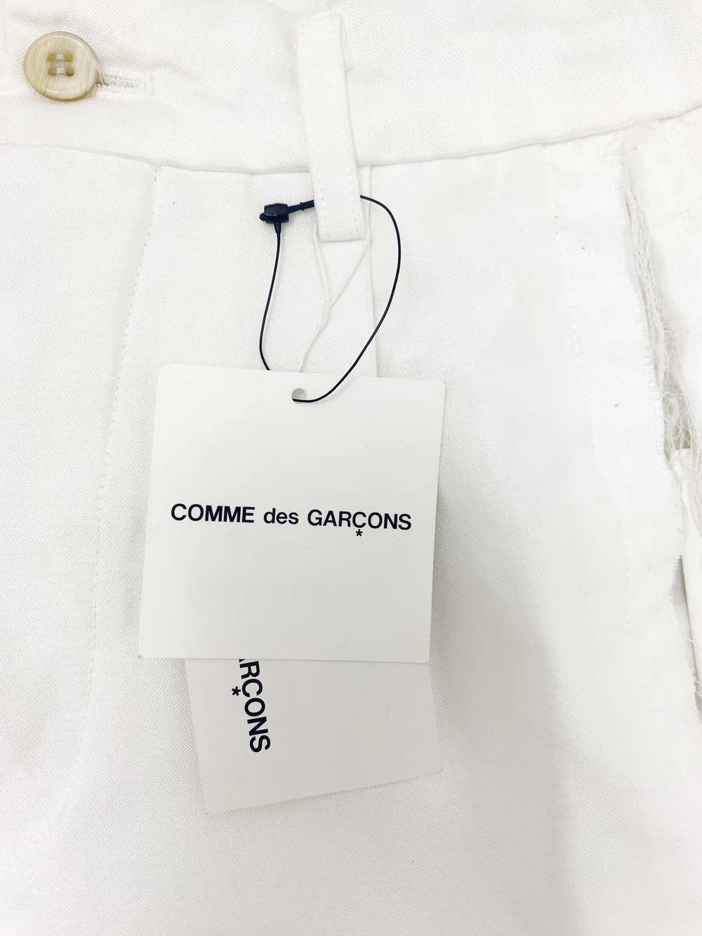 Comme des Garcons S/S 2019 cutout side pants — JAMES VELORIA