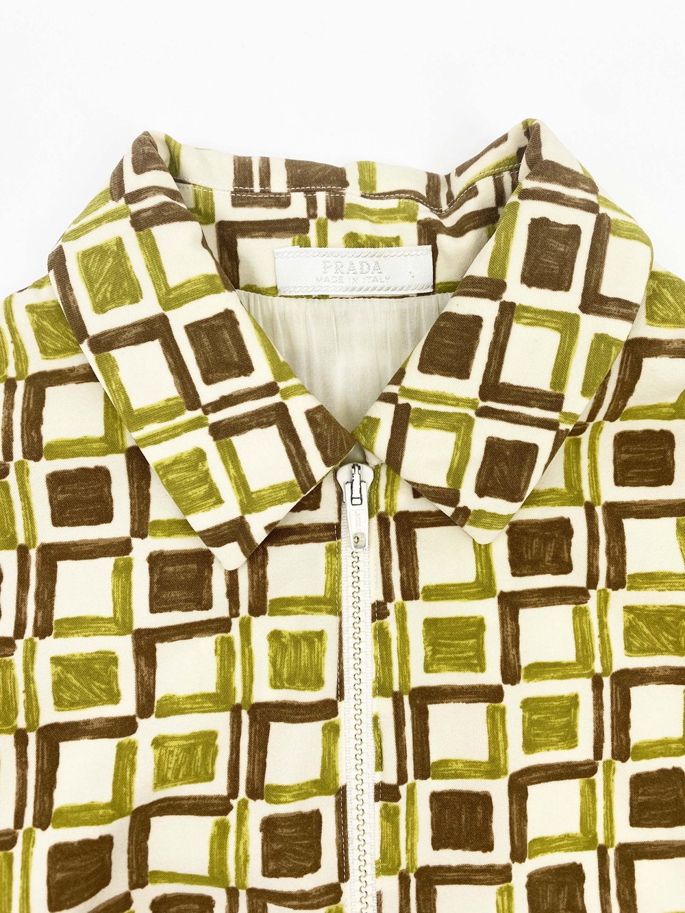 Prada F/W 1996 geometric print dress — JAMES VELORIA Prada F/W 1996 geometric print dress — JAMES VELORIA