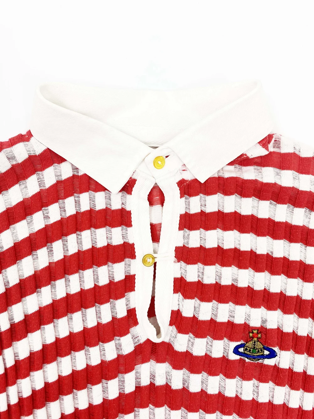 Vivienne Westwood 90s knit polo tunic — JAMES VELORIA