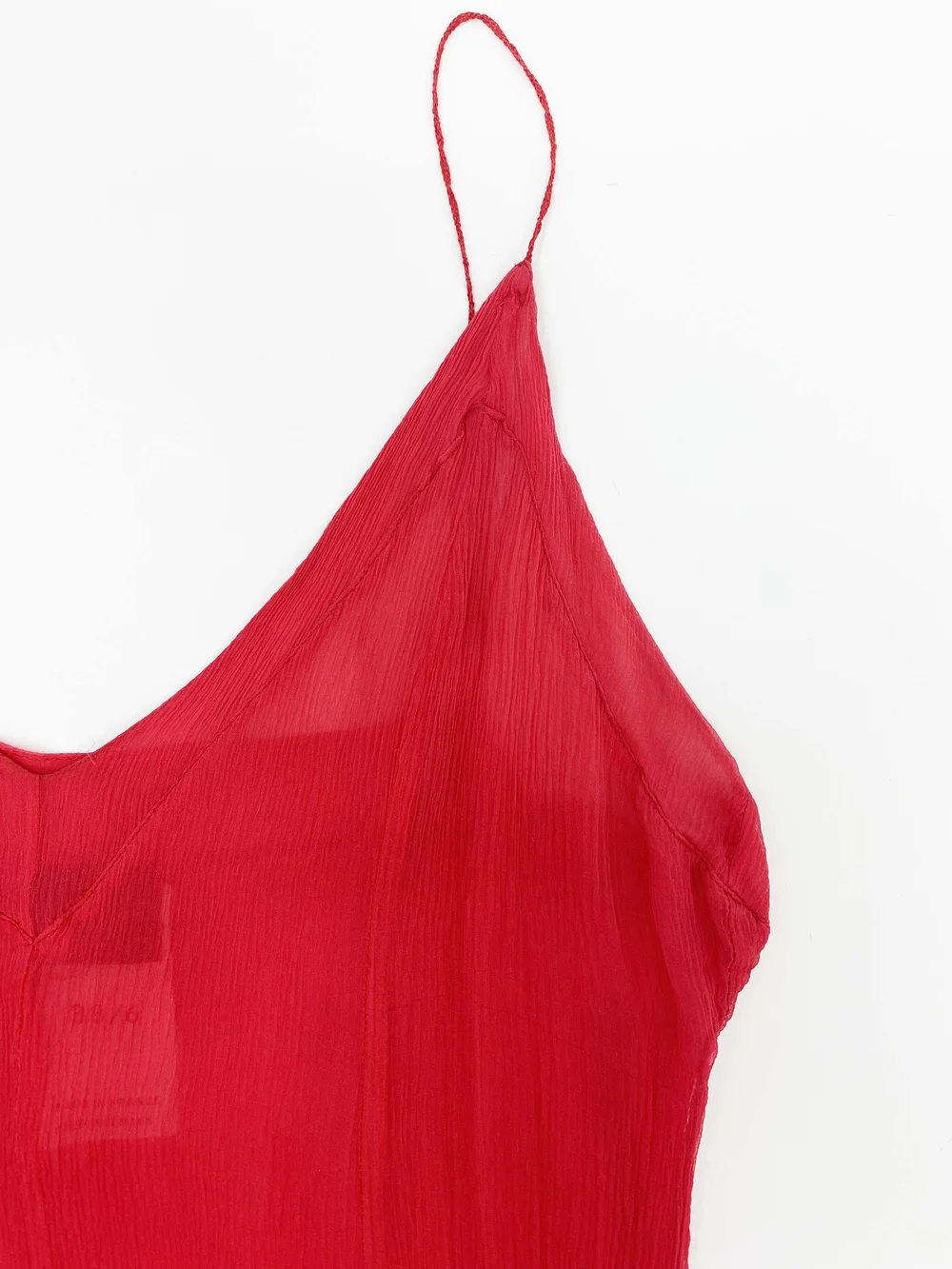 Plein Sud red silk maxi dress  JAMES VELORIA
