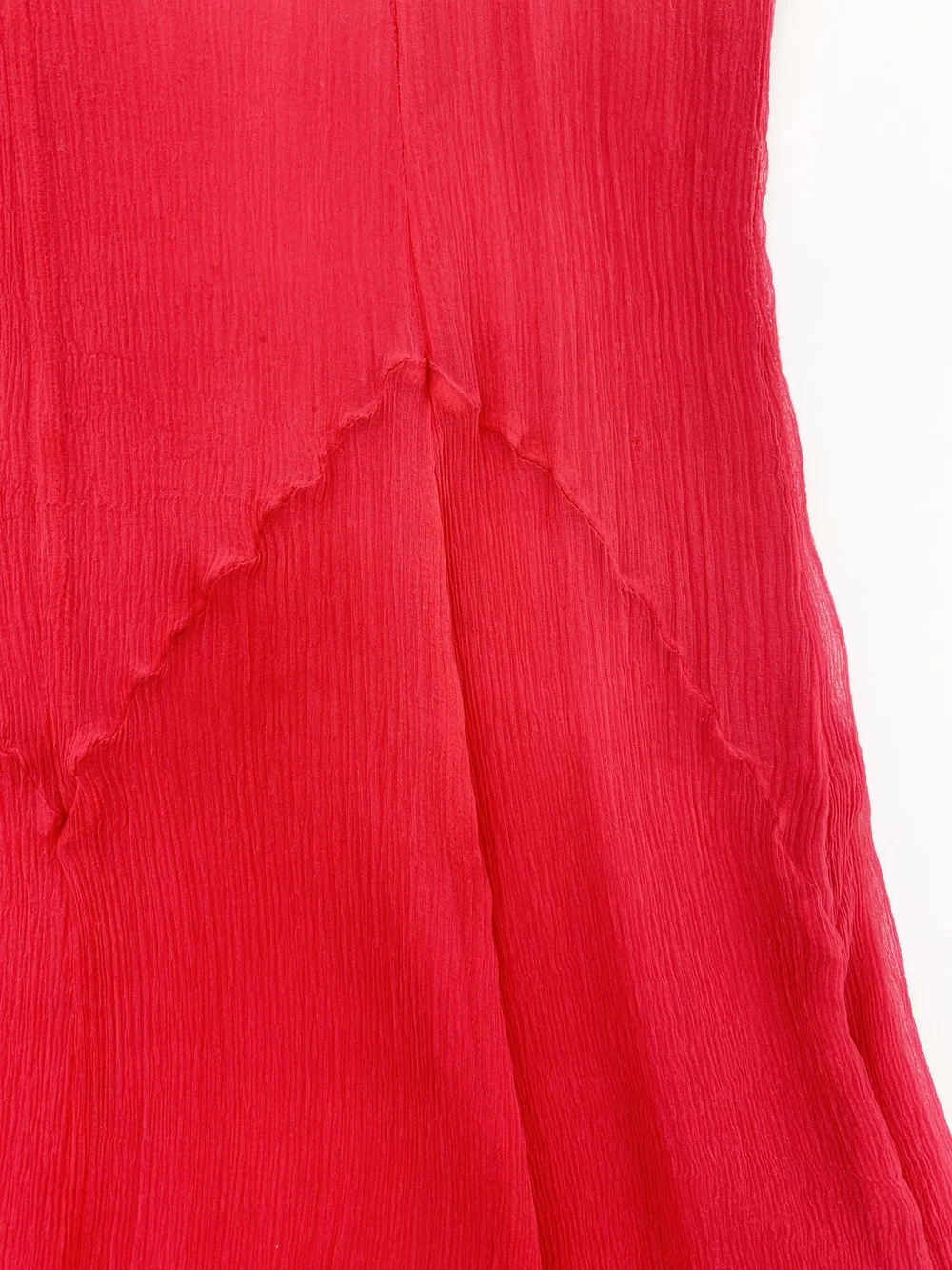 open lace back dress Frederica Plunge Maxi Dress Red main image 0