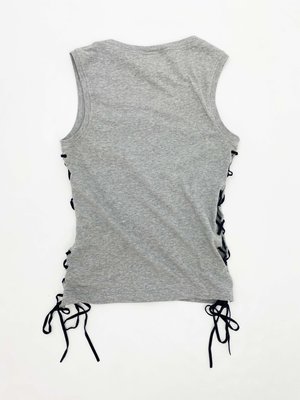Dolce & Gabbana D&G S/S 2002 superb lace up top — JAMES VELORIA