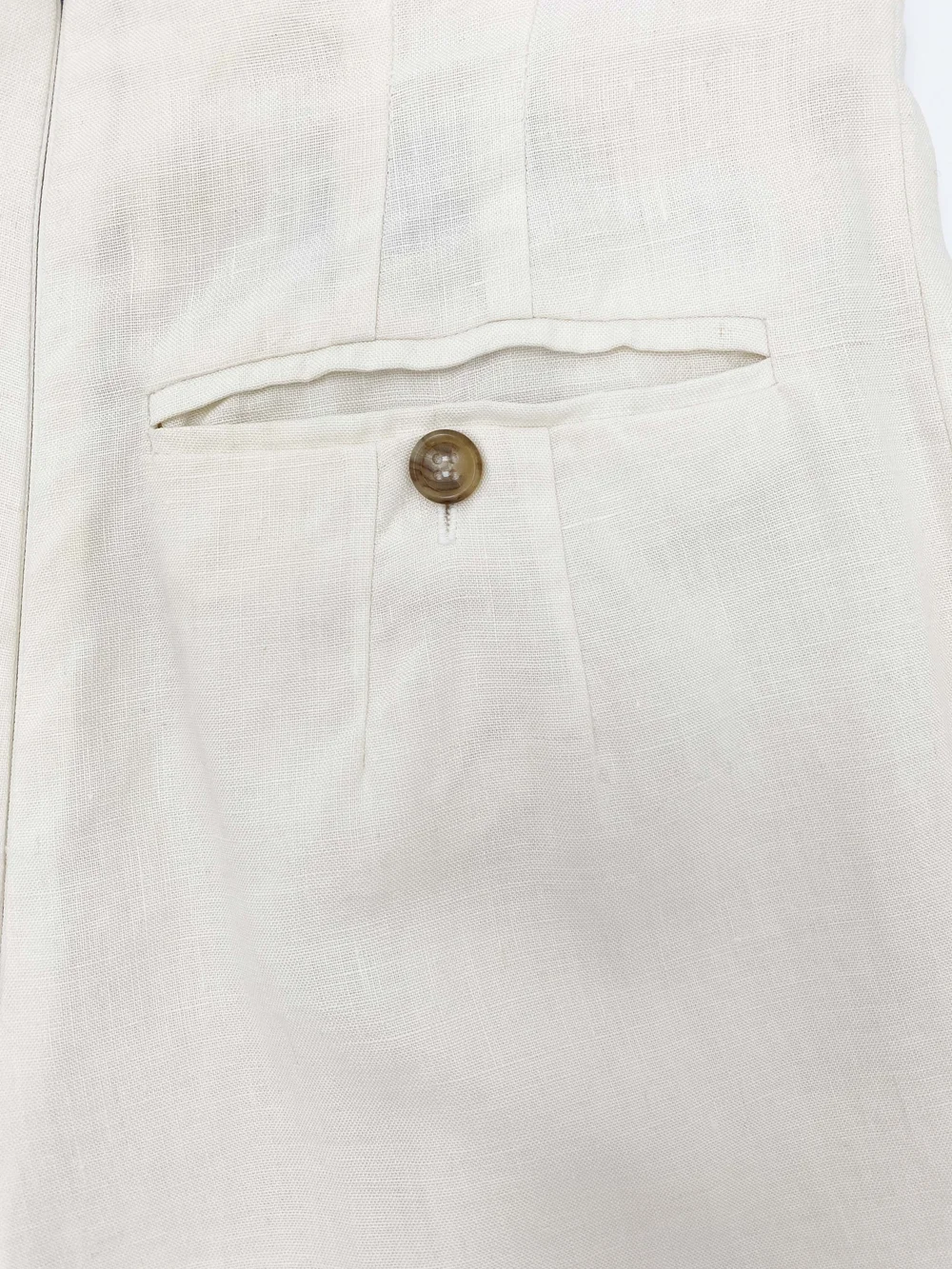 John Galliano 80s linen wide leg pants — JAMES VELORIA