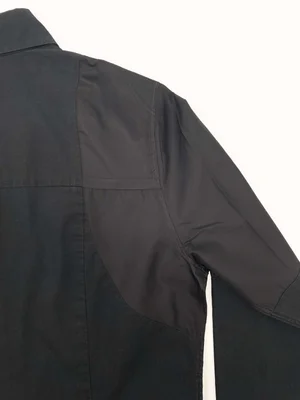 Alexander McQueen 90s mixed material shirt — JAMES VELORIA