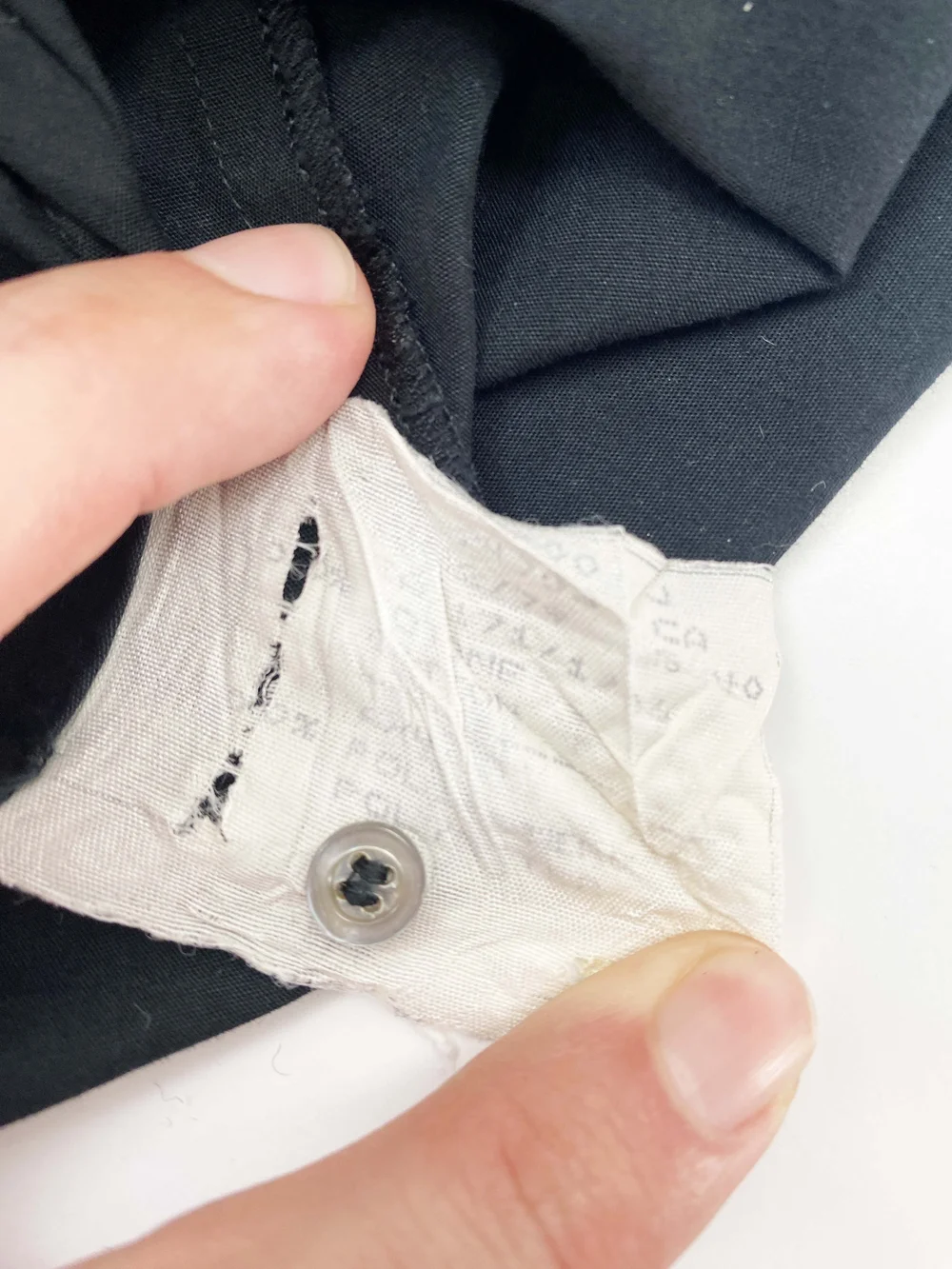 Alexander McQueen 90s mixed material shirt — JAMES VELORIA