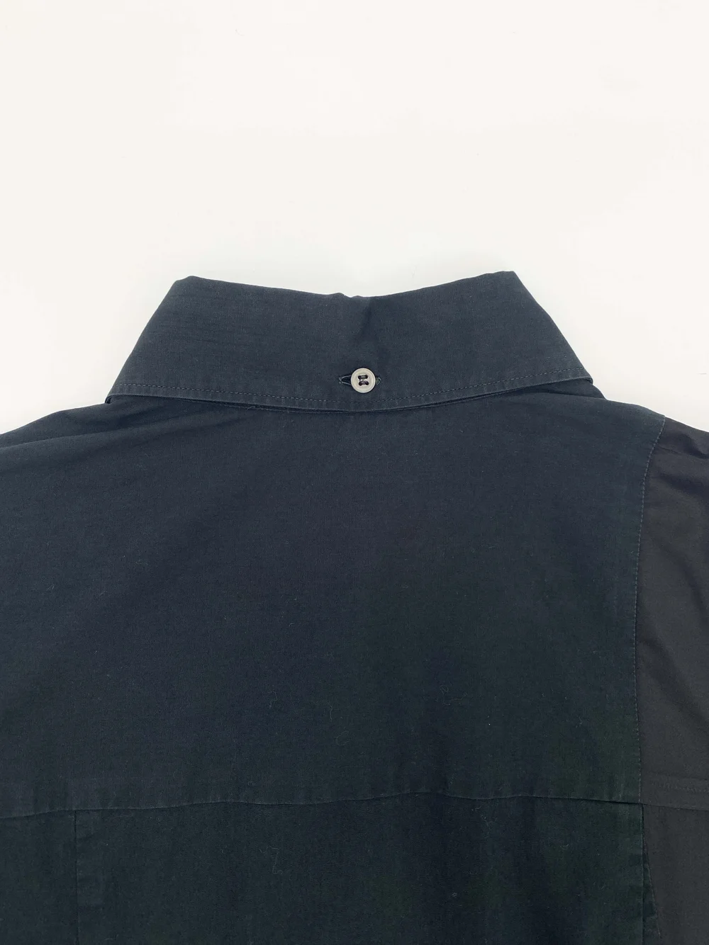Alexander McQueen 90s mixed material shirt — JAMES VELORIA