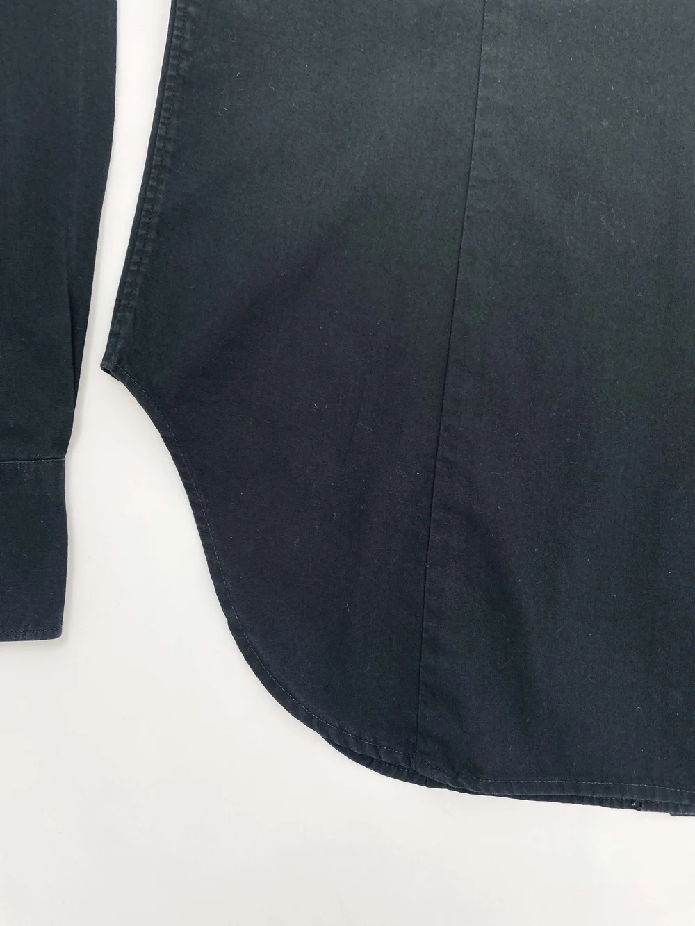 Alexander McQueen 90s mixed material shirt — JAMES VELORIA