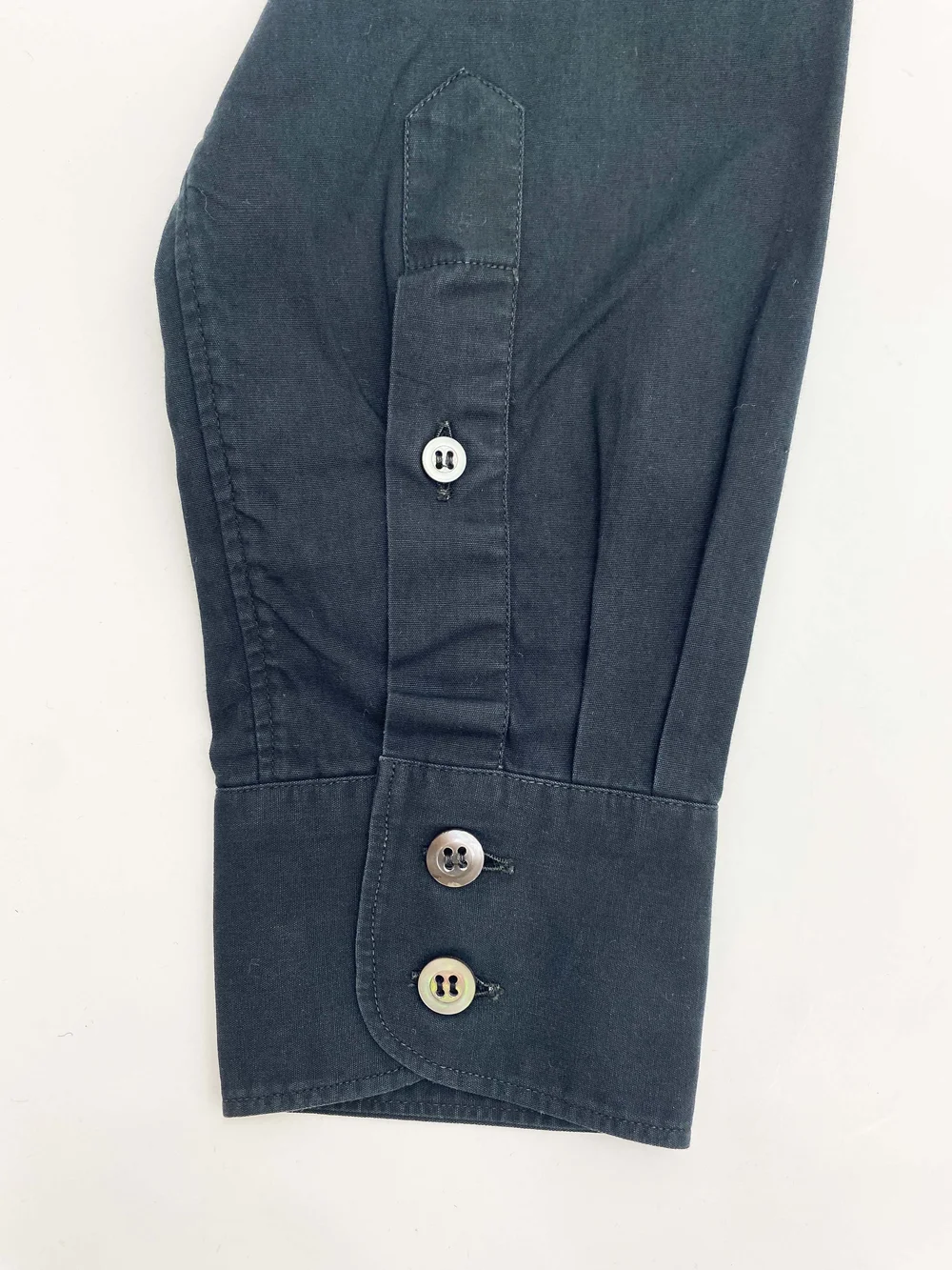 Alexander McQueen 90s mixed material shirt — JAMES VELORIA