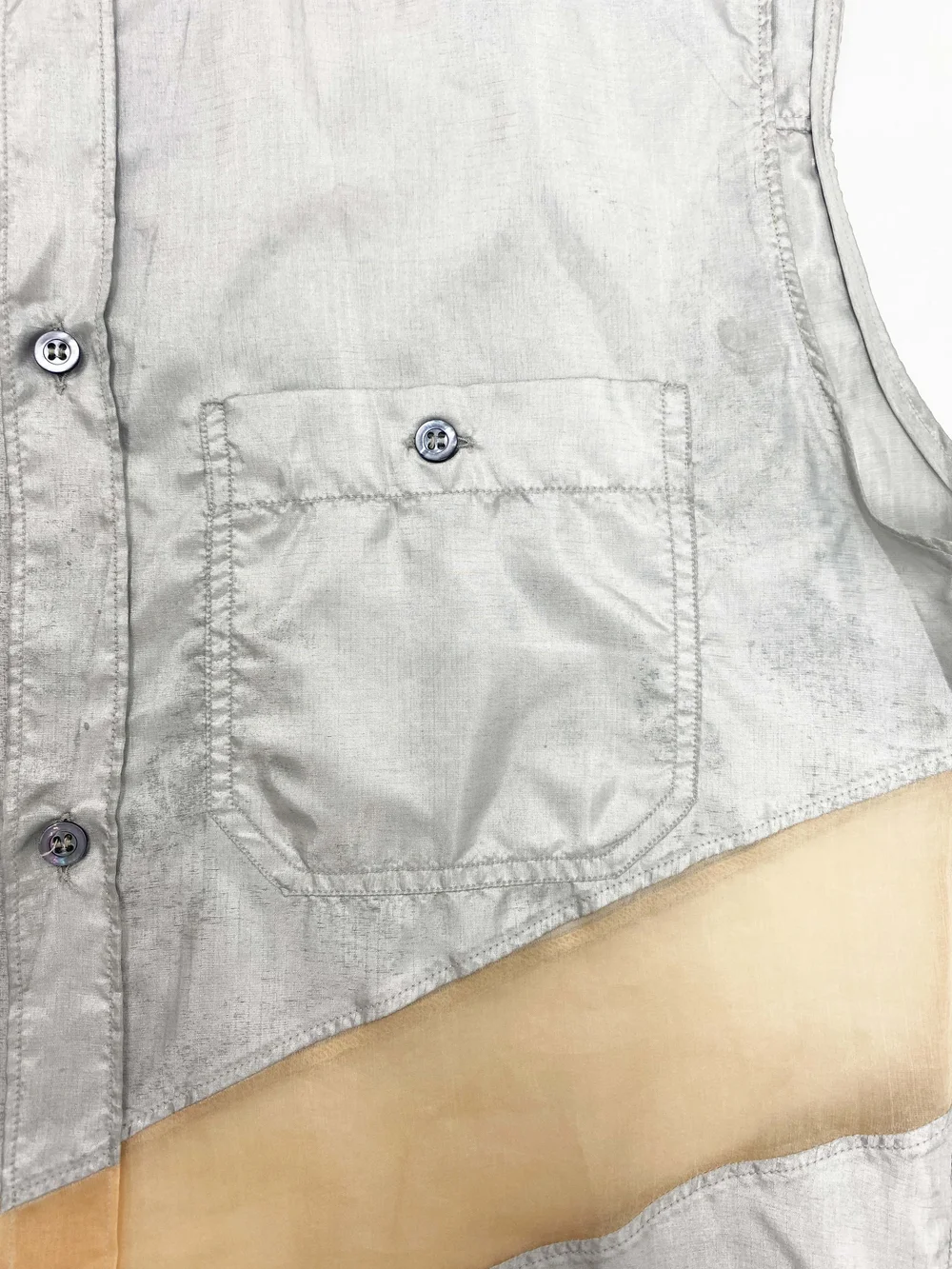 WASHED VOILE SHEER SHIRT ホワイトM 2025年最新】washed voile sheer shirtの人気アイテム - メルカリ