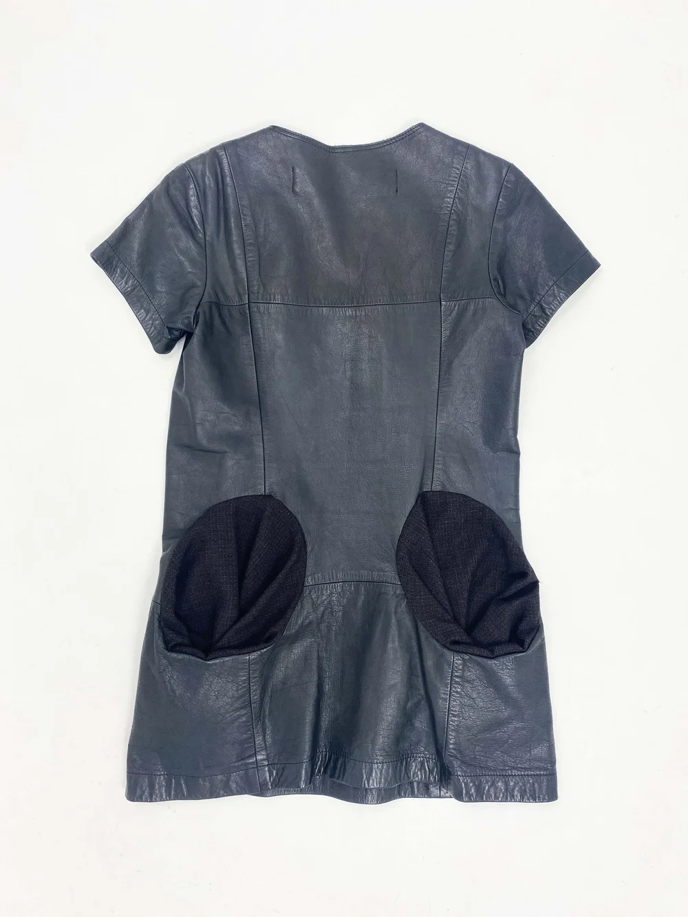 Junya Watanabe F/W 1996 leather mini dress — JAMES VELORIA