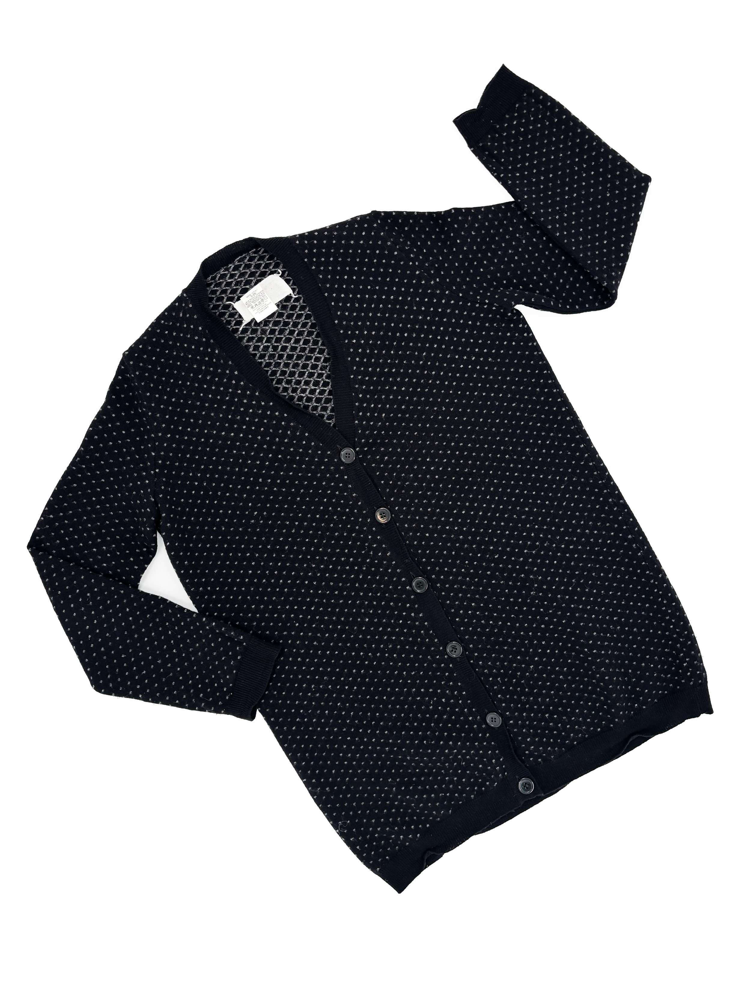 Maison Martin Margiela inside out knit cardigan