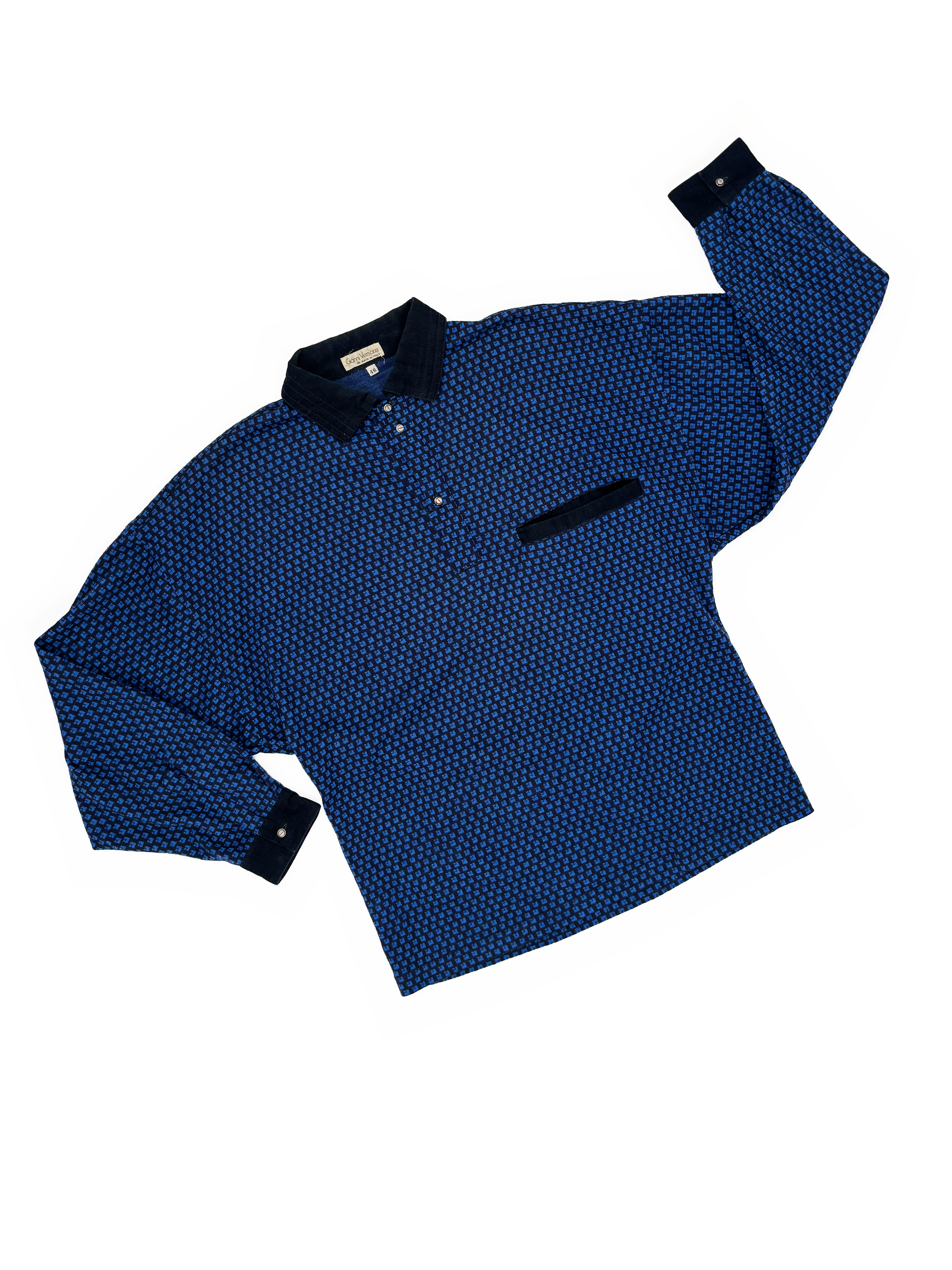 gianni-versace-80s-wool-printed-polo-sweater-knitwear-vintage-blue-black-menswear.png