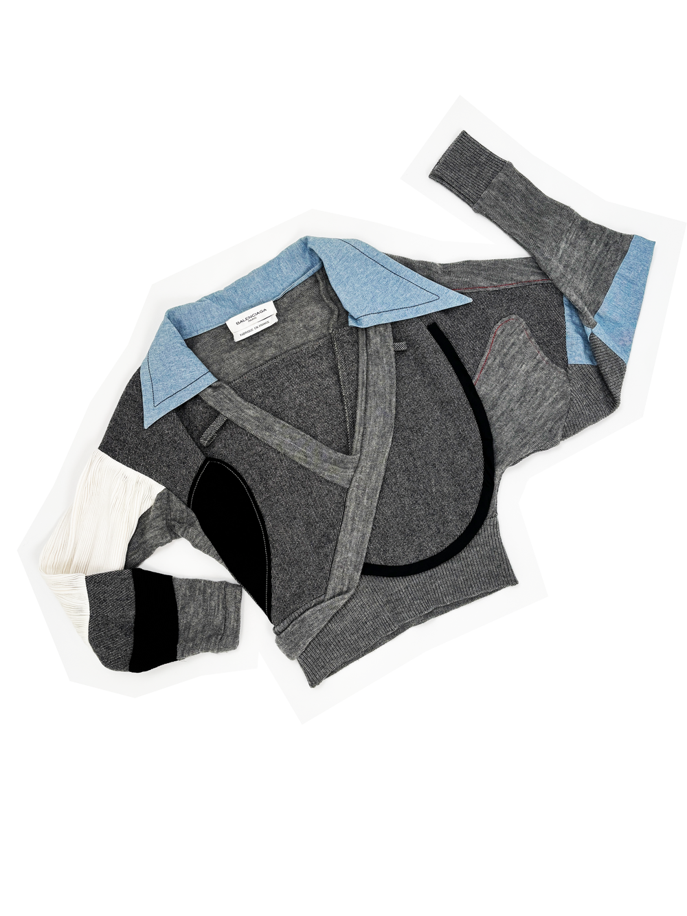 トップス 10s archive balenciaga Vneck knit grey トップス 10s archive balenciaga Vneck knit grey BALENCIAGA
