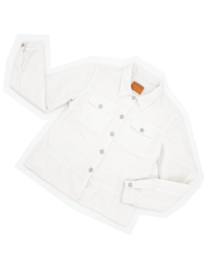 Helmut Lang 1997 ivory padded jacket — JAMES VELORIA